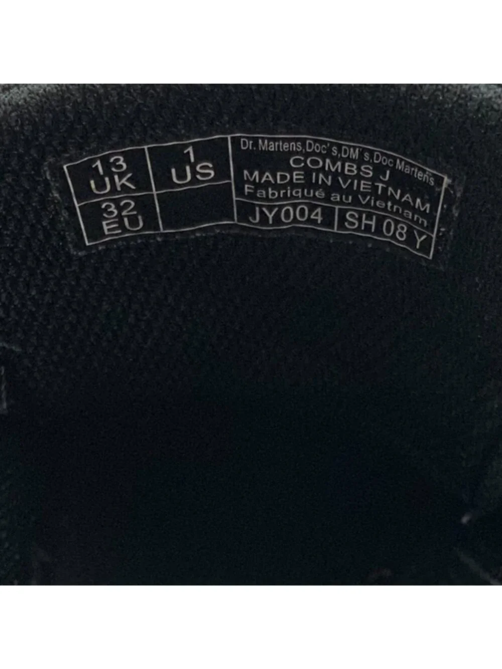 Dr Martens Junior Combs Extra Tough Poly Casual Boots 1 Black